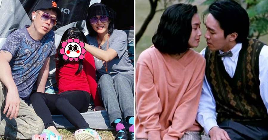 朱茵全家露營照曝光，8歲女兒罕露面「一臉嬌羞」，大眼睛高鼻樑尖下巴簡直就是「翻版朱茵」，網：阿Paul哥幸福了