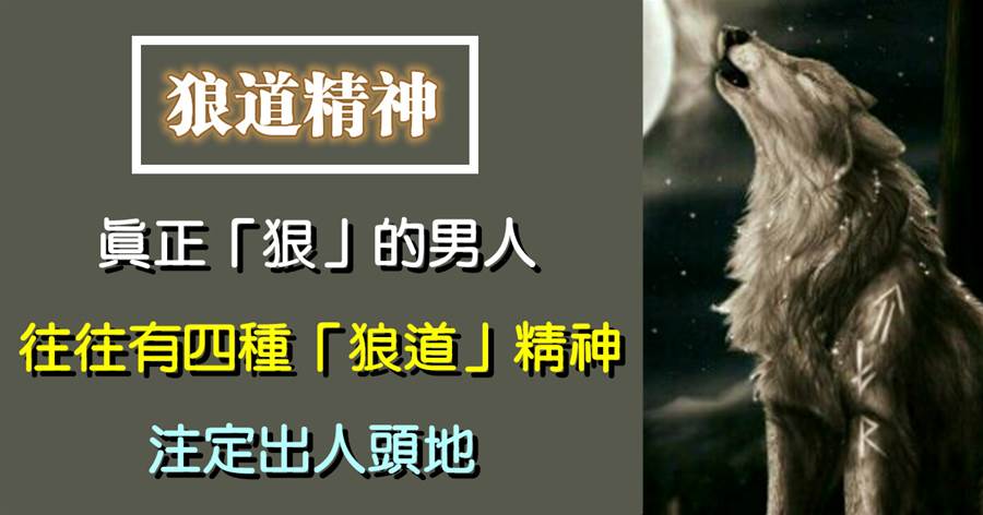 男人不狠，地位不穩：真正「狠」的男人，往往有四種「狼道」精神，注定出人頭地
