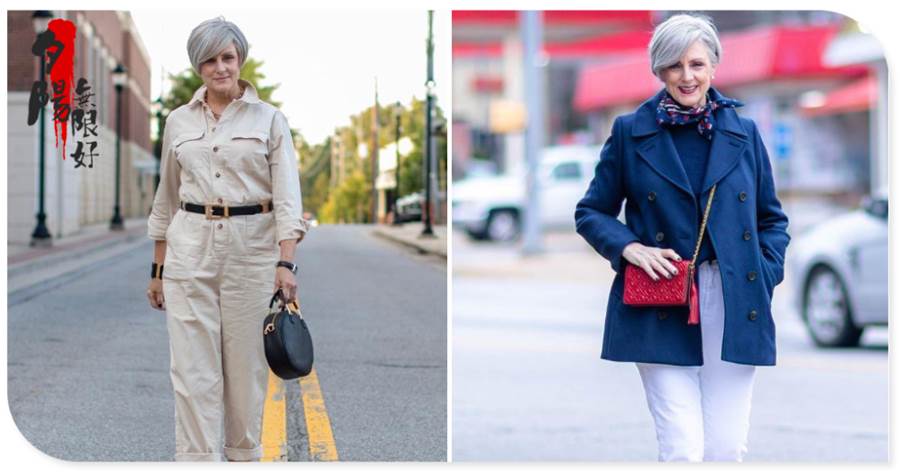60歲女性別急著穿老年裝，看美國奶奶的時髦穿搭，優雅又減齡